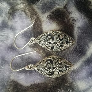 Sterling Silver 925 Marquise earrings